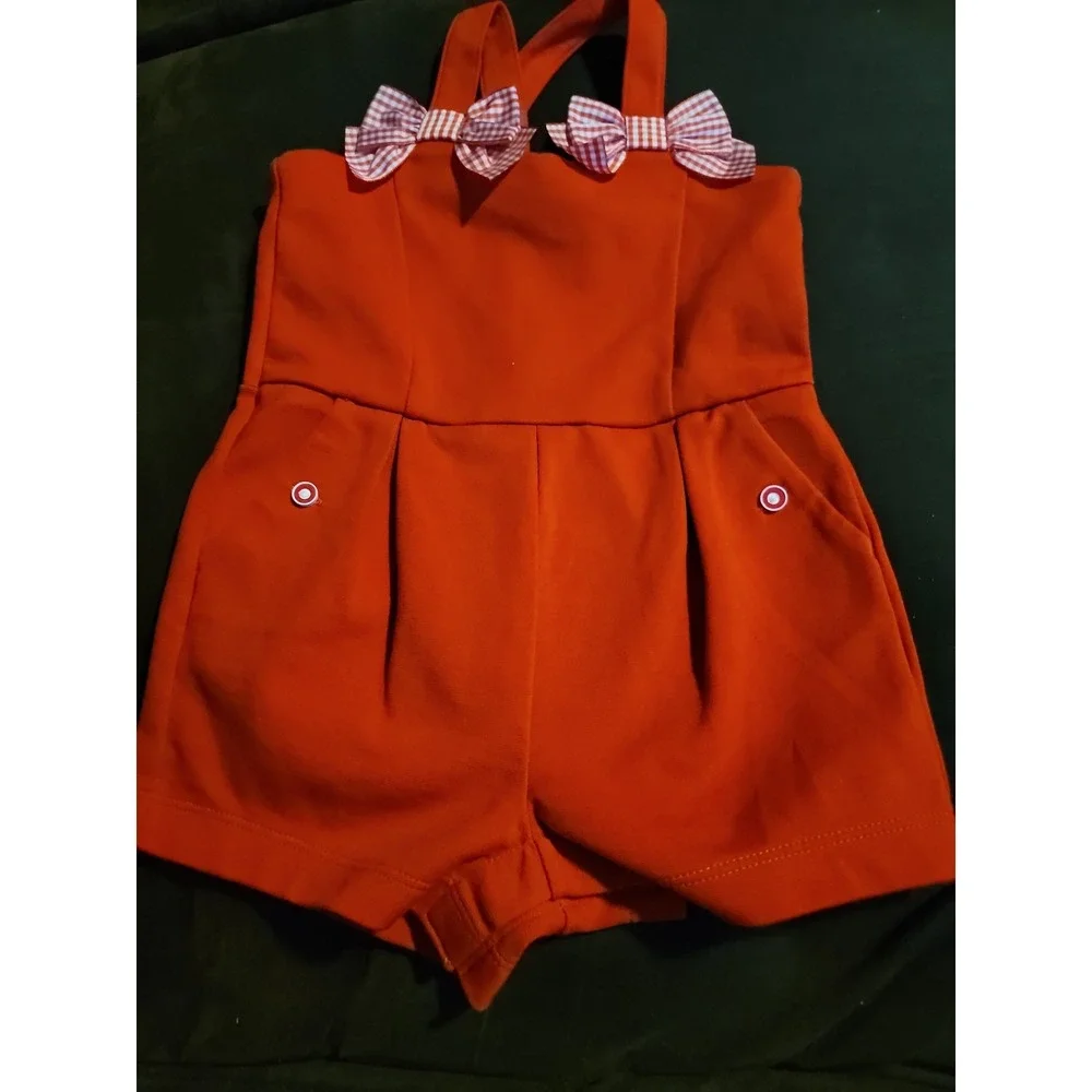Romper by Janie and Jack red one piece‎ size 6 12 months